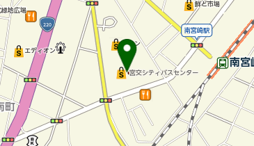 顔見世ファミリー宮交シティ店の地図画像