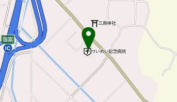 けいめい記念病院介護医療院ひまわりの地図画像