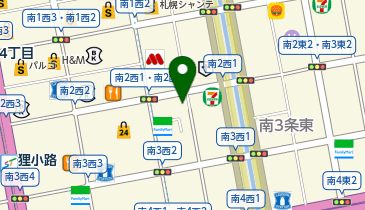 ソシアル・ブティックきりんの地図画像