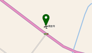 清雲寺の地図画像