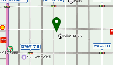 樫の木の地図画像