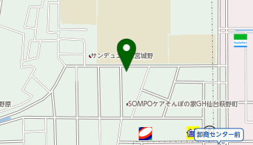 いぶきキッズクラブ宮城野の地図画像