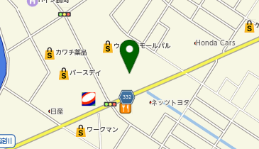 ピザカルボ鶴岡美咲町店の地図画像