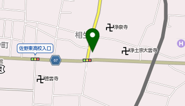 読売センター佐野の地図画像