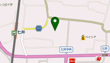 七井学童クラブの地図画像