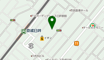 グリーンボックス臼井店の地図画像