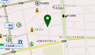 ハート株式会社大宮店の地図画像