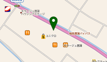 ラコレモラージュ菖蒲店の地図画像