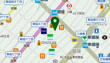 株式会社ギンザコア 地下1階 菊廼舎本店の地図画像