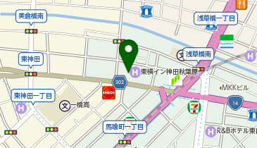 日本調剤馬喰町薬局の地図画像