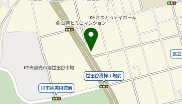 100円ショップセリアSOCOLA用賀店の地図画像