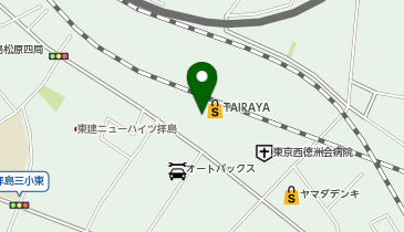 TAIRAYA 拝島店の地図画像