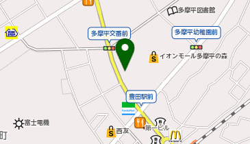 アスビー多摩平の森店の地図画像