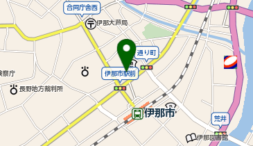 伊那市営いなっせ駐車場の地図画像