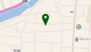 狐島区公民館の地図画像