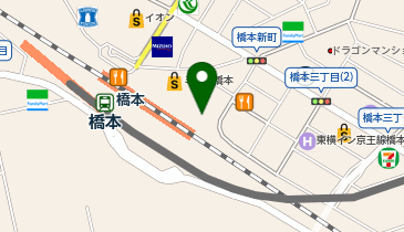ジュエルカフェミウィ橋本店の地図画像