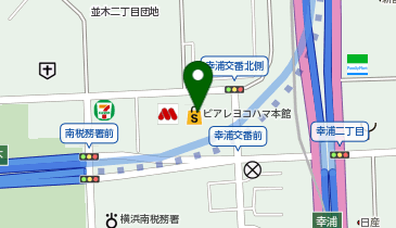 ビアレヨコハマコーラルゾーン 1階 小田薬局の地図画像