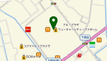 ゾフマルシェファボーレ富山店の地図画像