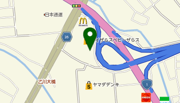 コスモ石油販売 セルフ岡崎インターの地図画像