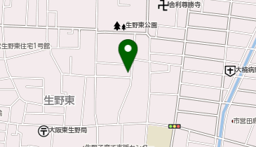 いこいデイサービスの地図画像