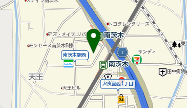 運動療育スタジオspark南茨木の地図画像