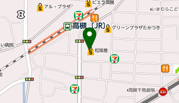 SAC&rsquo;SBAR高槻松坂屋店の地図画像