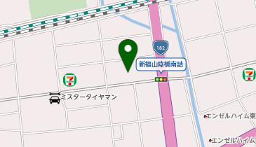 タイヤ卸センター福山の地図画像