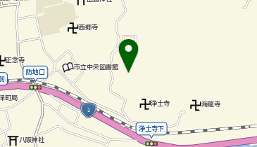 尾道市役所 青少年センターの地図画像