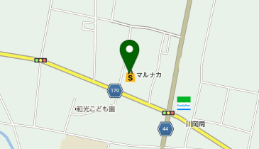 東宝グループ ワンナワードライ東宝 マルナカ川岡店の地図画像