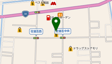 ニチイキッズこうほく保育園の地図画像