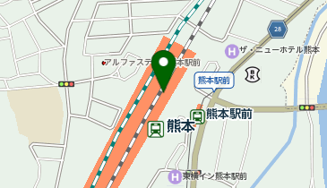 馬小菜華都プラスアミュプラザくまもと店の地図画像