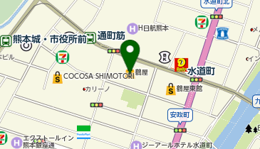 株式会社鶴屋百貨店の地図画像