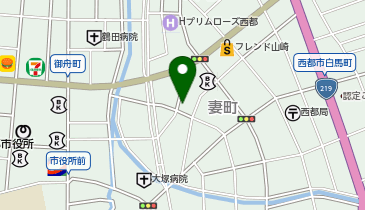 西都市役所 市民課 市民協働推進の地図画像