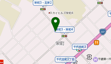 千歳速算学校の地図画像