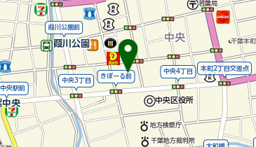 ピンチオブスパイス千葉の地図画像