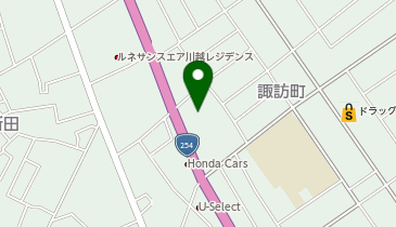 ゴトークリーニングヤオコー川越藤間店の地図画像