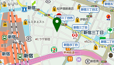 新宿占い館バランガンの地図画像