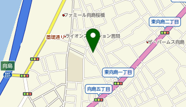 羽子板の鴻月の地図画像