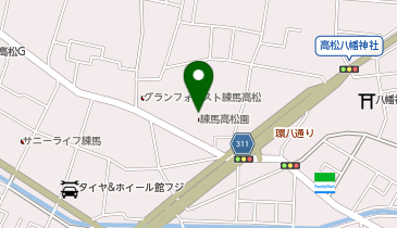 特別養護老人ホーム練馬高松園の地図画像