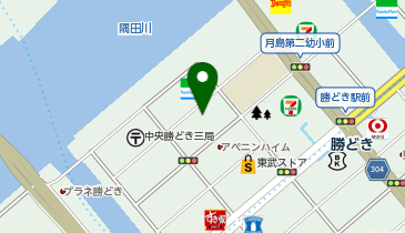 あんずお肉の工場直売所勝どき店の地図画像