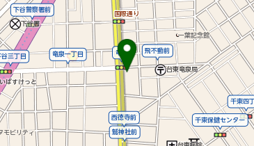 エブリデイゴルフ三ノ輪店の地図画像