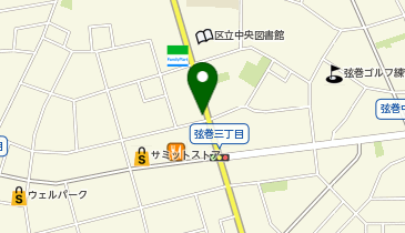 共創未来弦巻薬局の地図画像