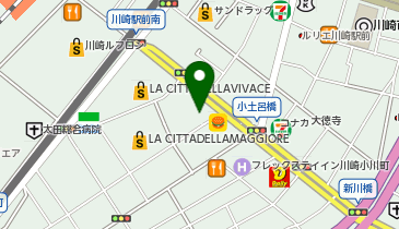 イエローサブマリン川崎店の地図画像