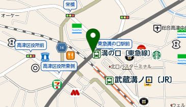 しぶそば溝の口店の地図画像