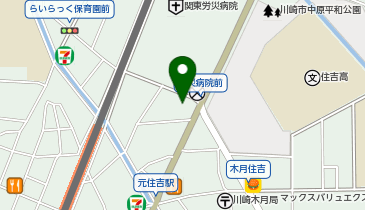 共創未来元住吉薬局の地図画像