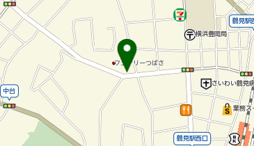 トモキッズナーサリー鶴見園の地図画像