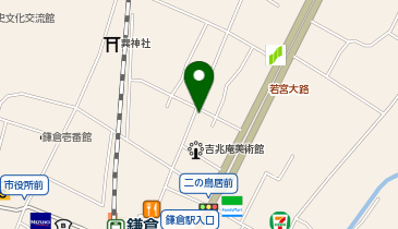まる天鎌倉小町通り店の地図画像