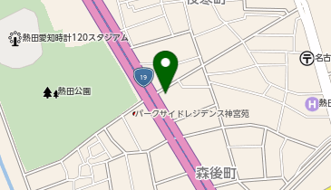 日本政策金融公庫 熱田支店 国民生活事業 お申込相談の地図画像