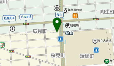 寿司丸忠 桜山店の地図画像