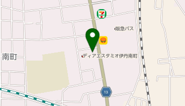 大分からあげわん伊丹店の地図画像